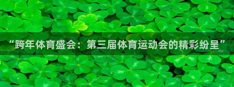 球速体育：“跨年体育盛会：第三届体育运动会的精彩纷呈”